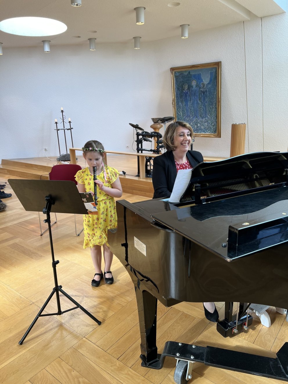 Emma Marie á vortónleikum skólans