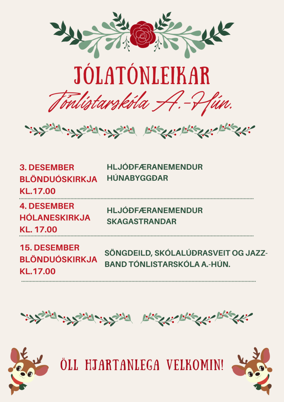 Jólatónleikar 2025