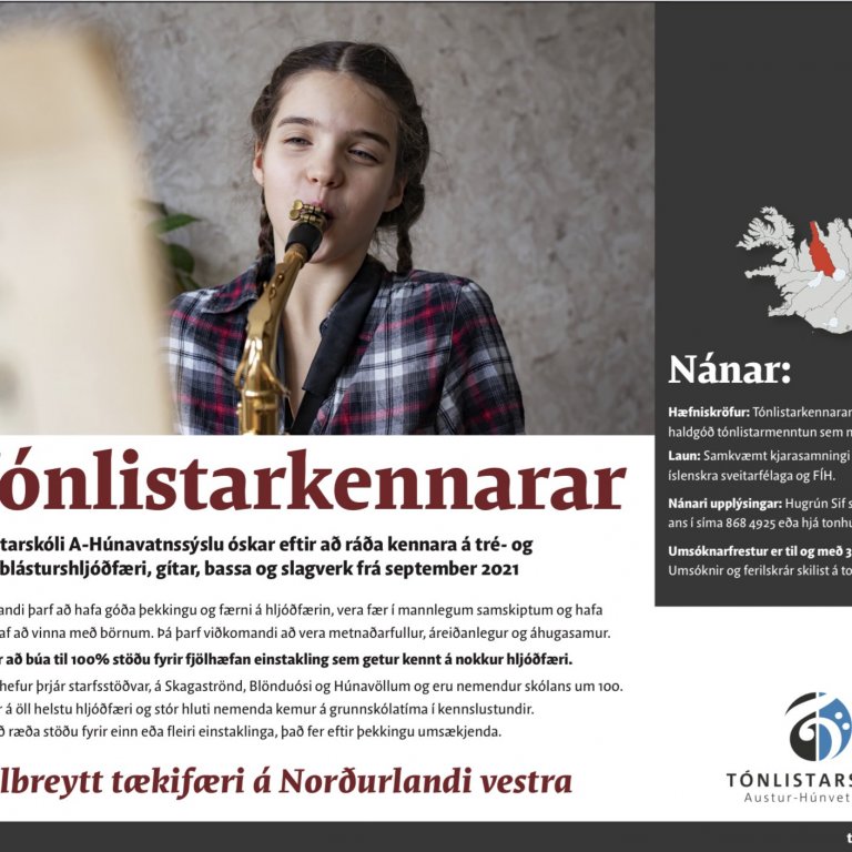 Lausar stöður tónlistarkennara