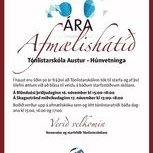 Afmælishátíð tónlistarskólans